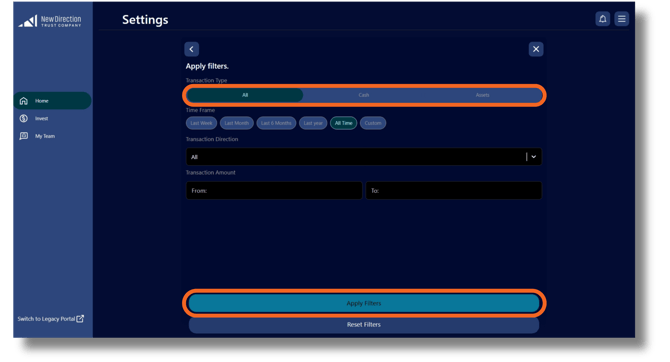 transaction list 3
